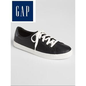 NEW! GAP Women’s Lace-Up Oxford Sneakers Shoes True Black White Sz8 Classic